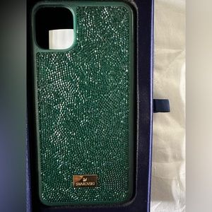 iPhone 11 Pro Max Swarovski Green Case